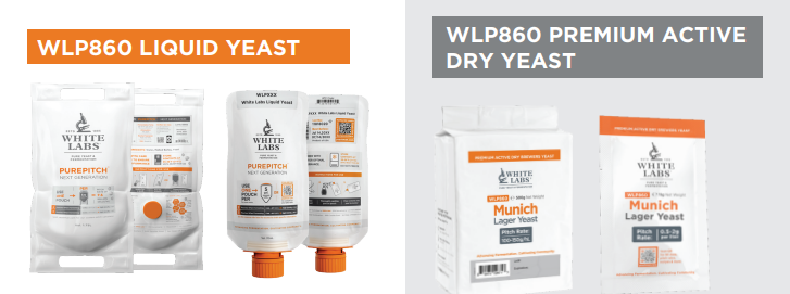 Pouch, WLP860 Munich Lager Yeast by White Labs